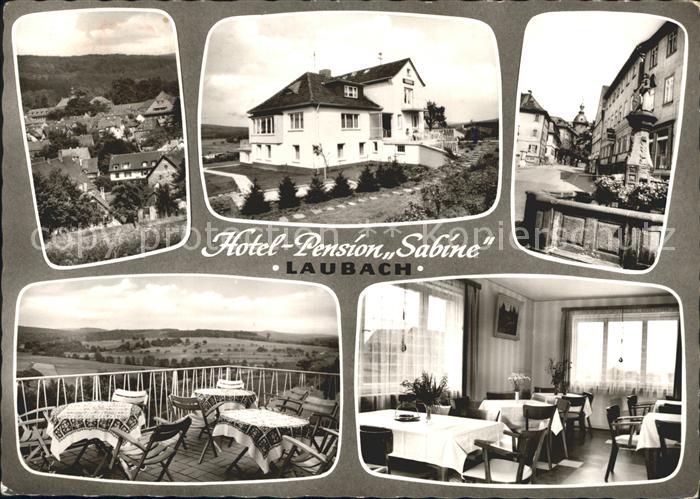 Laubach Hessen Hotel Pension Sabine Teilansicht Brunnen