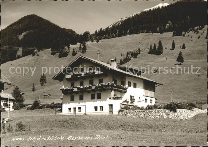 Lermoos Tirol Haus Schoenblick Alpen