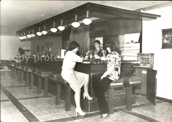 Friedrichroda Hallenbar FDGB Erholungsheim August Bebel