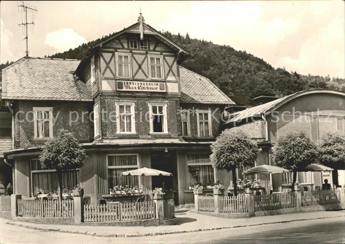 Sitzendorf Thueringen FDGB Erholungsheim Max Kirchner