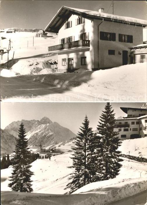 Hirschegg Kleinwalsertal Vorarlberg Haus Am Waldrand Wintersportplatz Alpen
