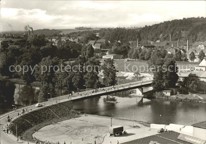 Colditz Bruecke 20. Jahrestag der DDR