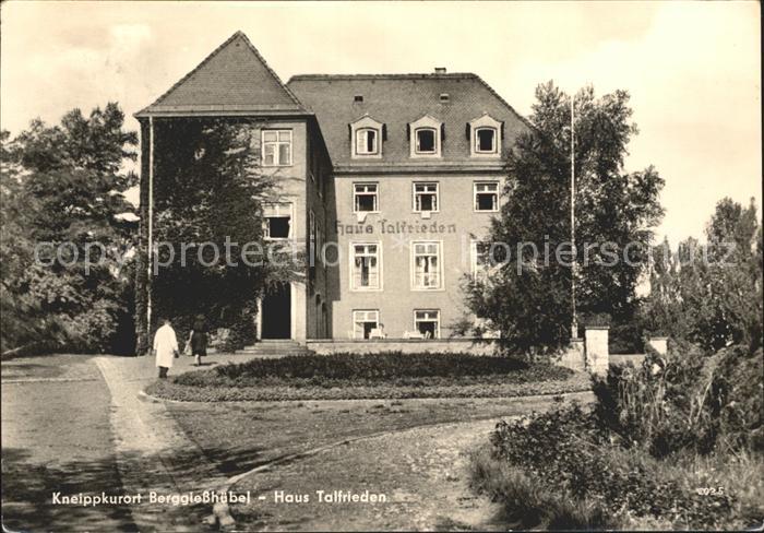 Berggiesshuebel Haus Talfrieden Kneippkurort