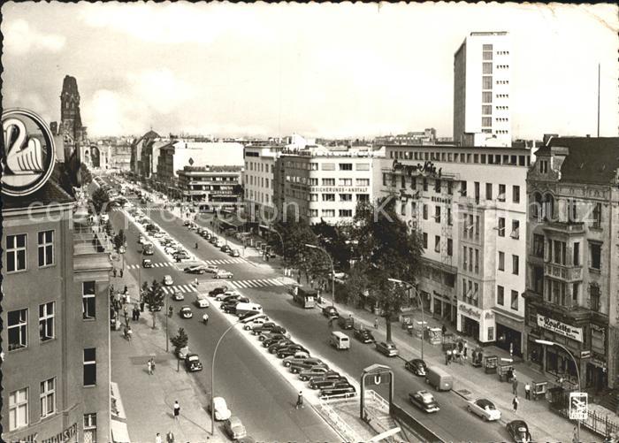 BERLIN  CITY Kurfuerstendamm Gedaechtniskirche
