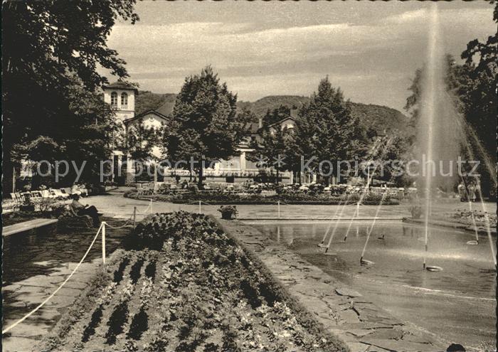 Bad Muenster Stein Ebernburg Kurhaus Springbrunnen
