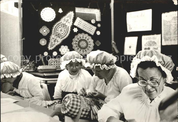 Freiberg Sachsen 800 Jahr Feier Frauen Kloeppelzirkel Bergakademie