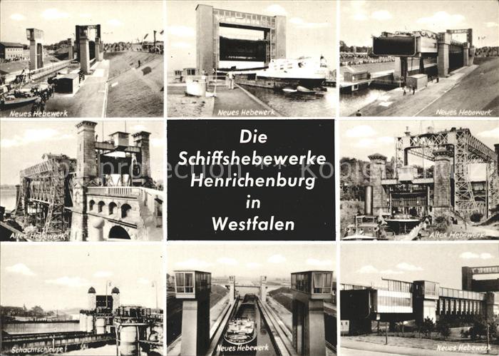 Henrichenburg Schiffshebewerk Neues Altes Hebewerk Schachtschleuse