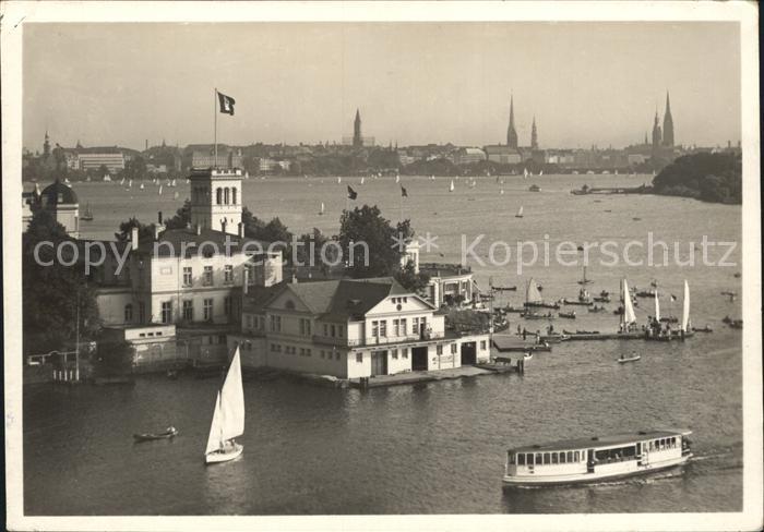 HAMBURG  CITY Uhlenhorster Faehrhaus Aussenalster