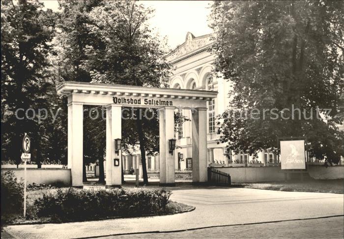 Schoenebeck Elbe Eingang Volksbad