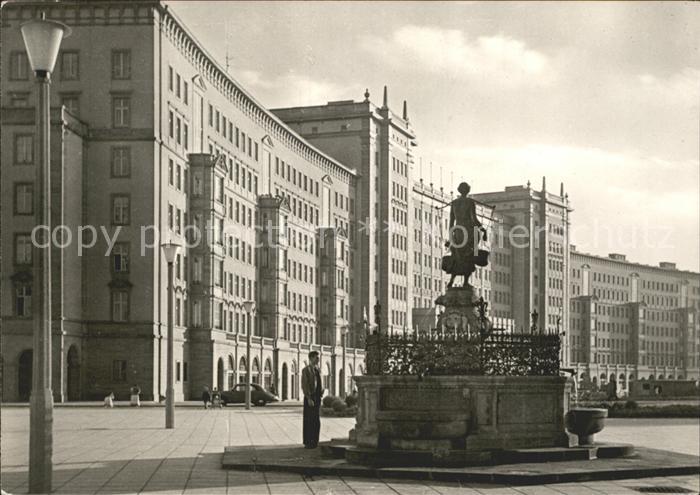 LEIPZIG Sachsen Neubauten Rossplatz Maegdebrunnen