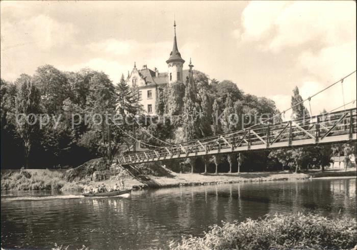 Grimma Gottersburg Haengebruecke Mulde