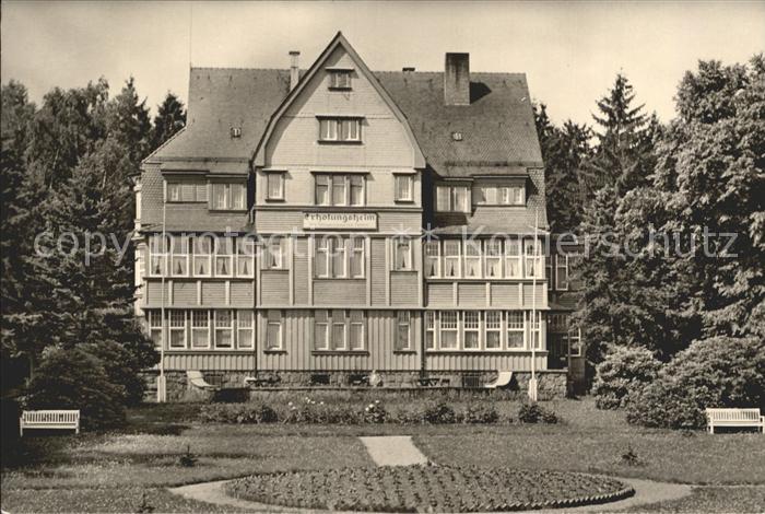 Benneckenstein Ferienheim Wilhelm Bahnik