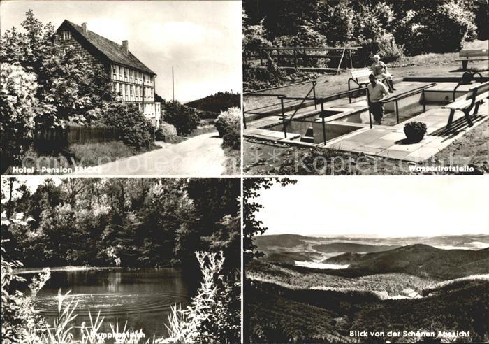 Glashuette Ziegenhagen Hotel Fricke Wassertretstelle Nympfenteich