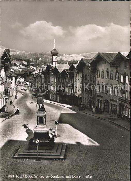 Bad Toelz Winzerer Denkmal Marktstrasse