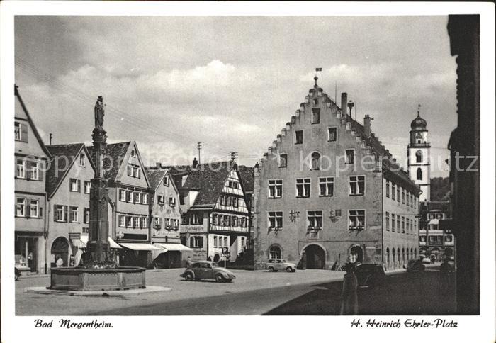 Bad Mergentheim H Heinrich Ehrler Platz