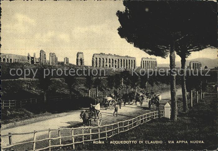Roma Rom Wasserleitung Glaudio Appia nuova Strasse