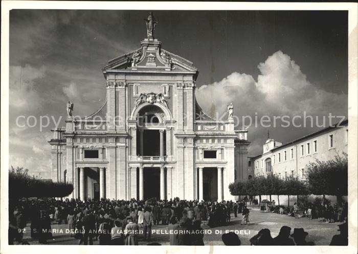 Assisi Umbria Basilica S Maria Degli Angeli Statua della Madonna