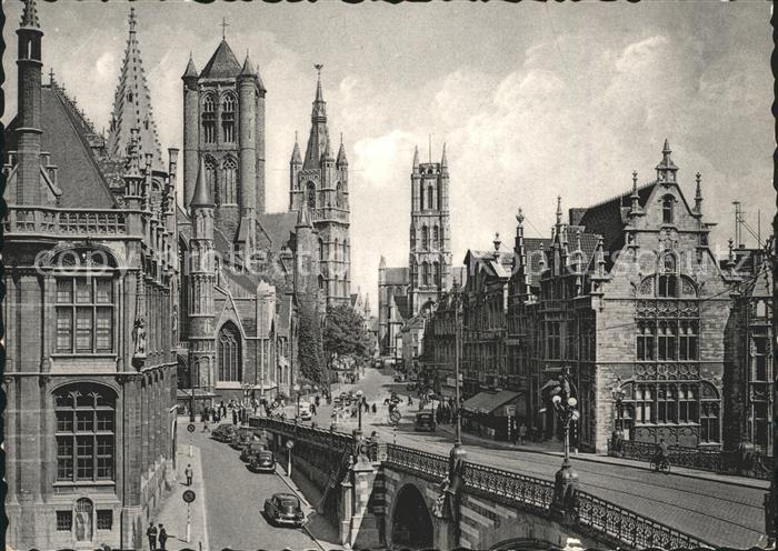 Gent Gand Flandre Eglise St Nicolas Belfort St Bavon