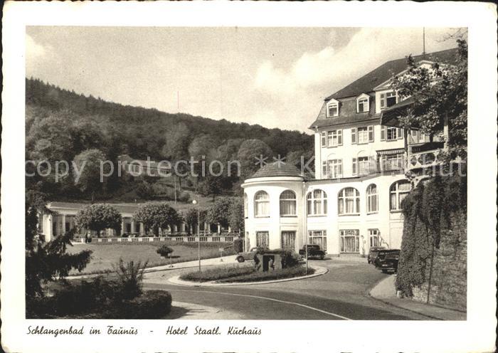 Schlangenbad Taunus Hotel Staatliche Kurhaus