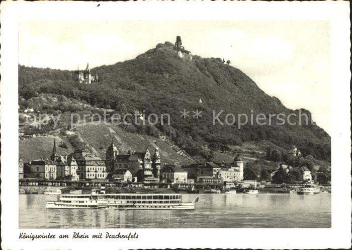 Koenigswinter Drachenfels Dampfer