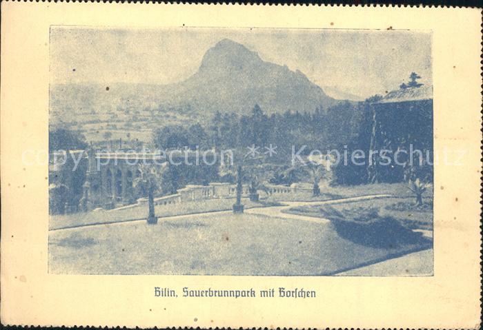 Bilin Bilina Tschechien Sauerbrunnpark Borschen