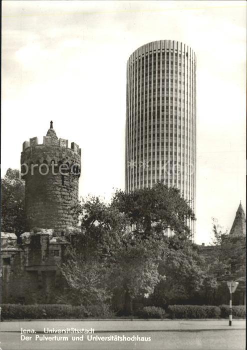 Jena Pulverturm Universitaetshochhaus
