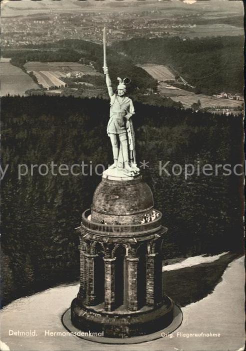 Hermannsdenkmal Fliegeraufnahme