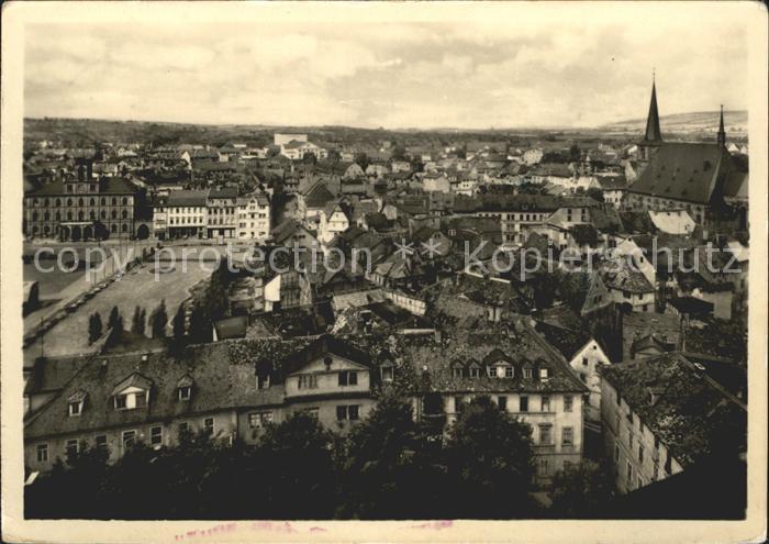 Weimar Thueringen Marktplatz Nationaltheater Herderkirche