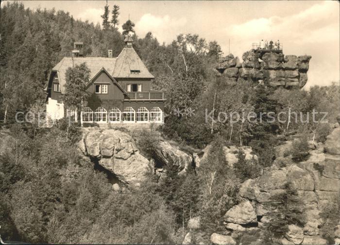 Oybin Sachsen Toepferbaude Lochstein