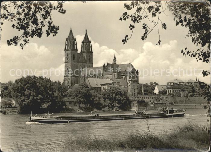 MAGDEBURG  CITY Dom Elbansicht