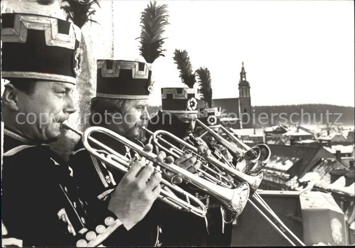 Schneeberg Erzgebirge Turmblasen Weihnachtszeit