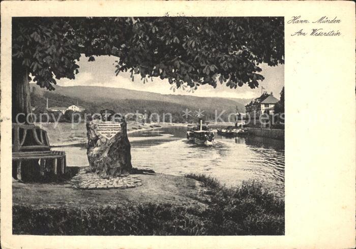 Hann. Muenden am Weserstein