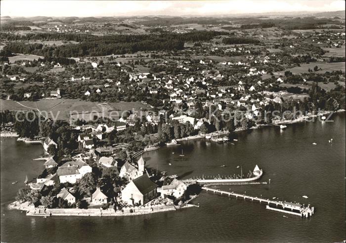 Wasserburg Bodensee Fliegeraufnahme