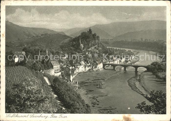 Saarburg Saar Fliegeraufnahme