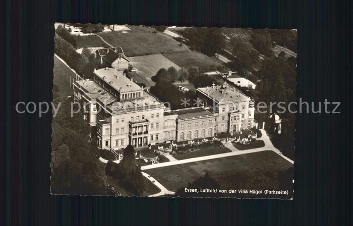 Essen Ruhr Fliegeraufnahme von Villa Huegel