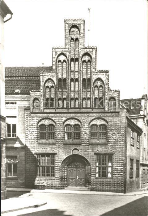 ROSTOCK  CITY Giebel des ehemaligen Kerkhofhauses