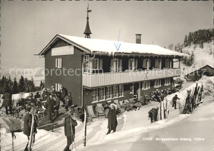 Oberstaufen Oberallgaeu Bayern Berggasthaus Imberg Skigebiet