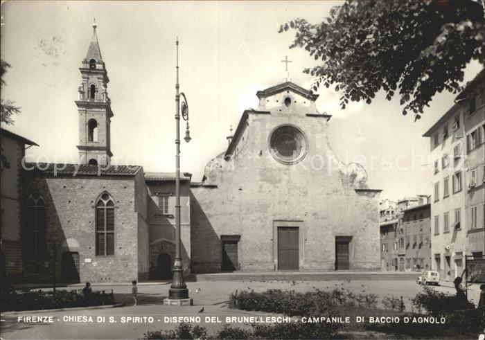 Firenze Florenz Chiesa di S. Spirito