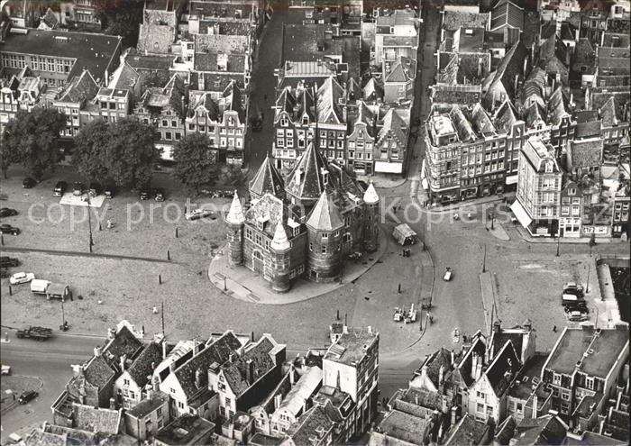 Amsterdam Niederlande Fliegeraufnahme Waagebouw