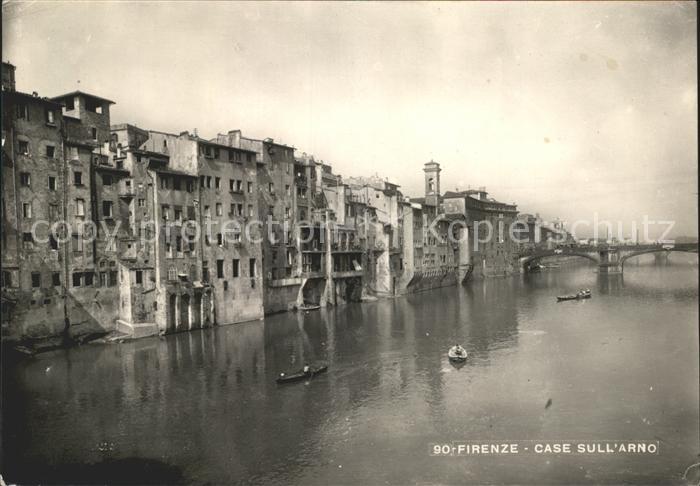 Firenze Florenz Case sull Arno