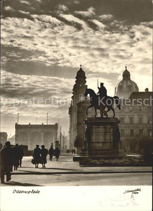 Muenchen Bayern Odeonsplatz