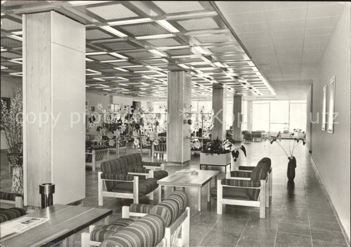 Oberhof Thueringen FDGB Erholungsheim Fritz Weineck Empfangshalle