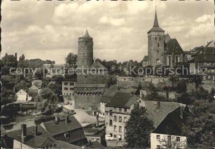 Bautzen Sachsen Alte Wasserkunst an der Spree