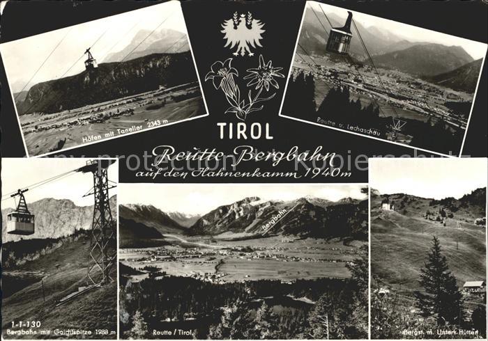 Reutte Tirol Bergbahn auf den Hahnenkamm