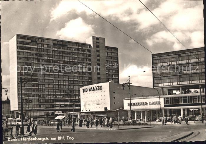 BERLIN  CITY Bahnhof Zoo Hardenbergstrasse Zoo-Palast