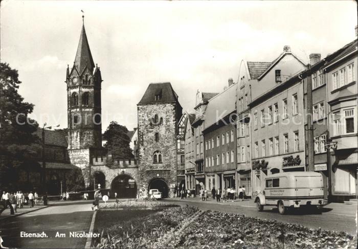 Eisenach Thueringen Am Nicolaitor