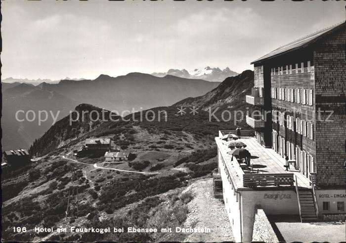Ebensee Oberoesterreich Hotel am Feuerkogel mit Dachstein