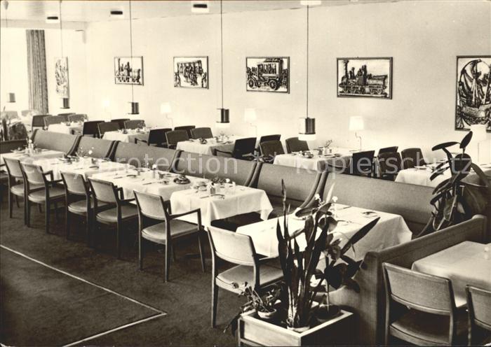 Sassnitz Ostseebad Ruegen Ruegen Hotel Mitropa Restaurant