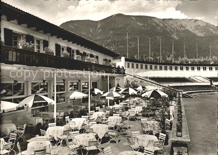 GARMISCH-PARTENKIRCHEN Bayern Hotel Cafe Restaurant Olympiahaus
