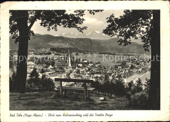 Bad Toelz Blick vom Kalvarienberg
